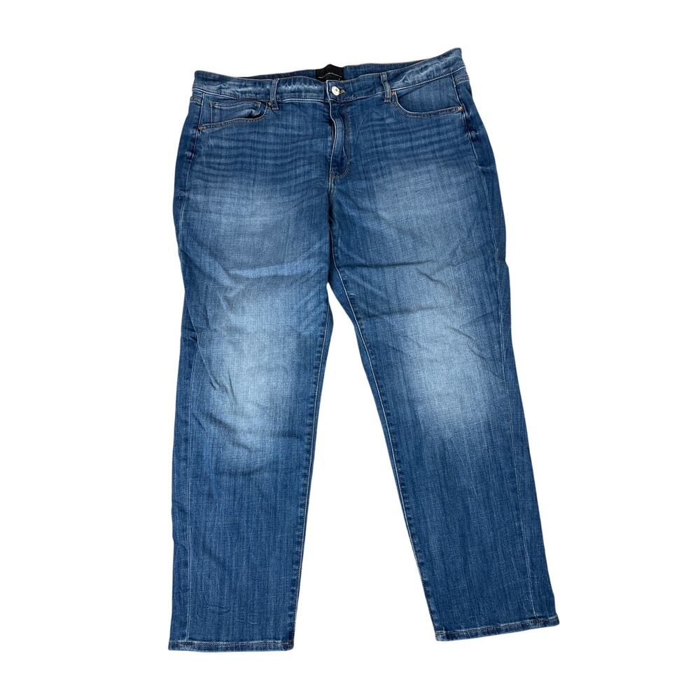 Whitehouse Black Market High-Rise Girlfriend Everyday Soft Women Jean Size 16